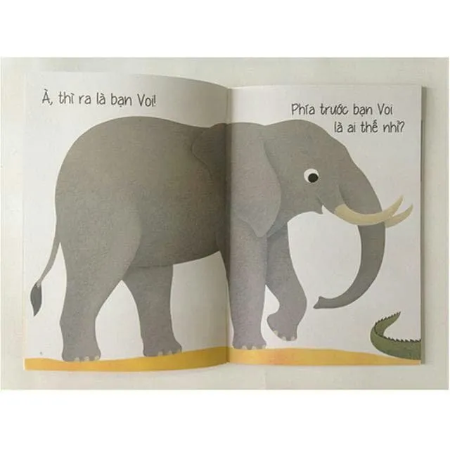 Ảnh Sách - Ai ở sau lưng bạn thế - Combo 6 quyển Ehon Nhật bản - 0-6 tuổi 4