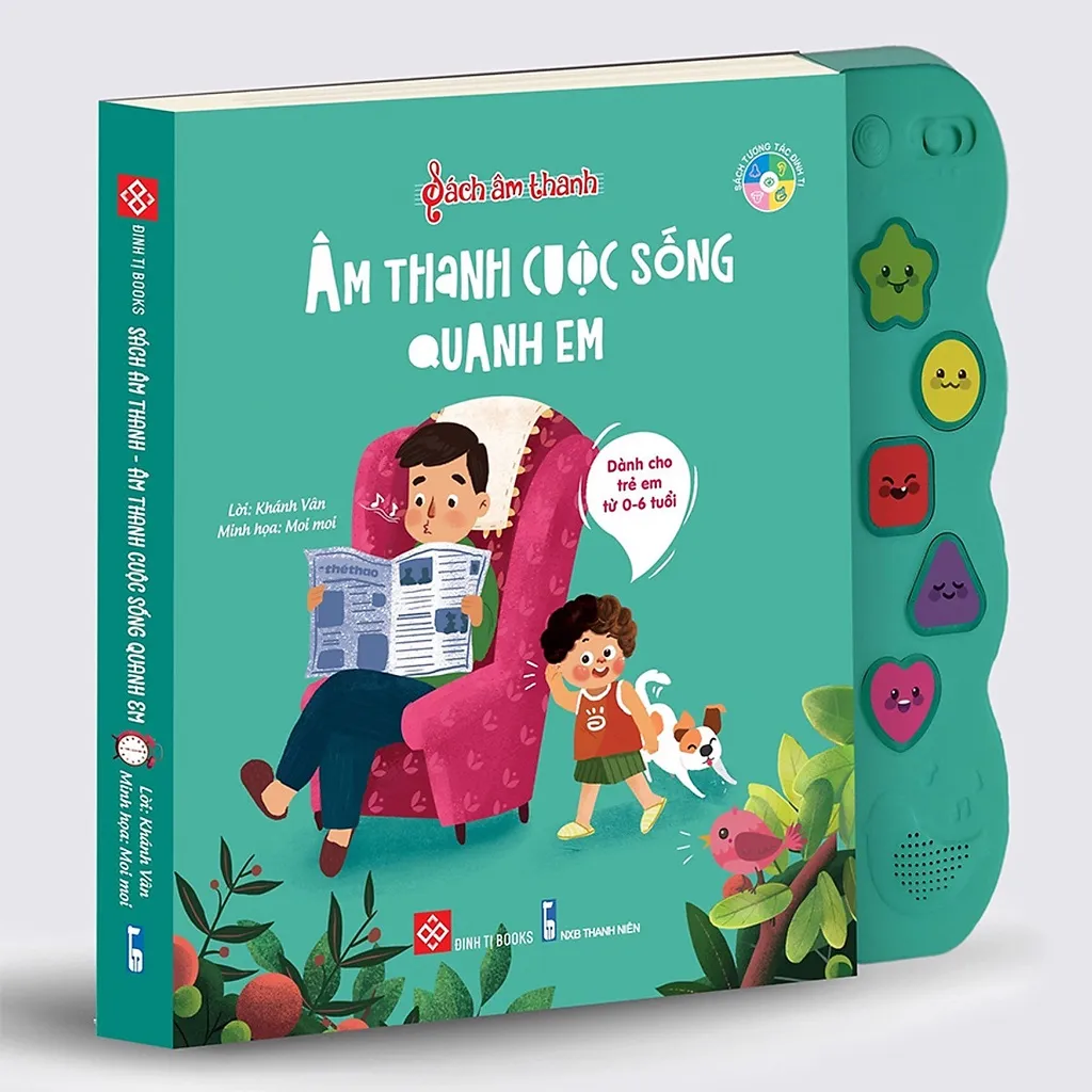 Ảnh Sách Âm Thanh - Sách Tương Tác 0-6Y [Nhiều Chủ Đề] - Đinh Tị Books 4