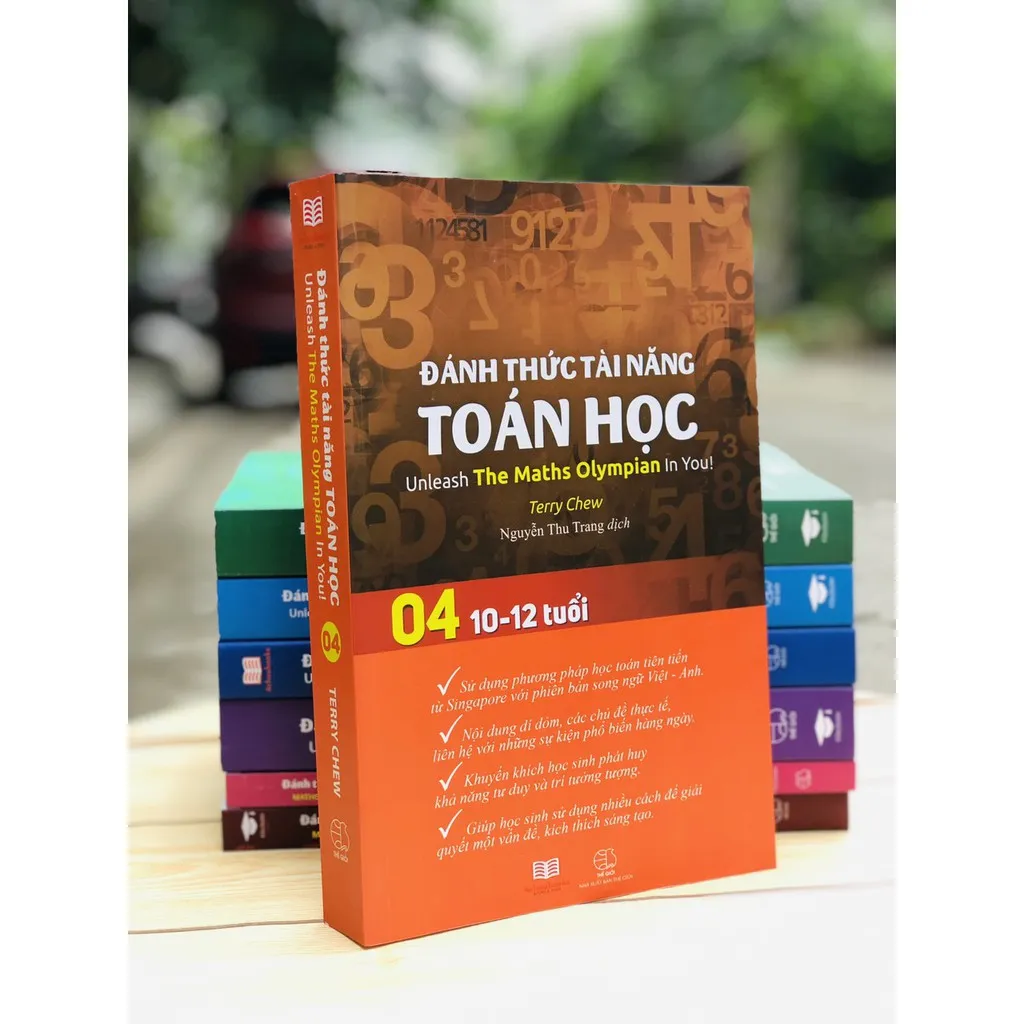 Ảnh Sách đánh thức tài năng toán học 4 Sách toán lớp 4 lớp 5 Bìa mềm 524 trang - Á Châu Books 2