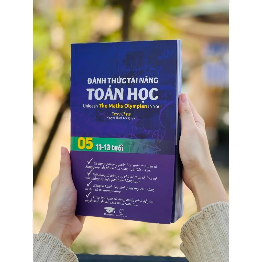 Ảnh Sách Đánh Thức Tài Năng Toán Học 5 và 6 Sách toán lớp 5 lớp 6 lớp 7 lớp 8 Á Châu Books, bìa mềm 2