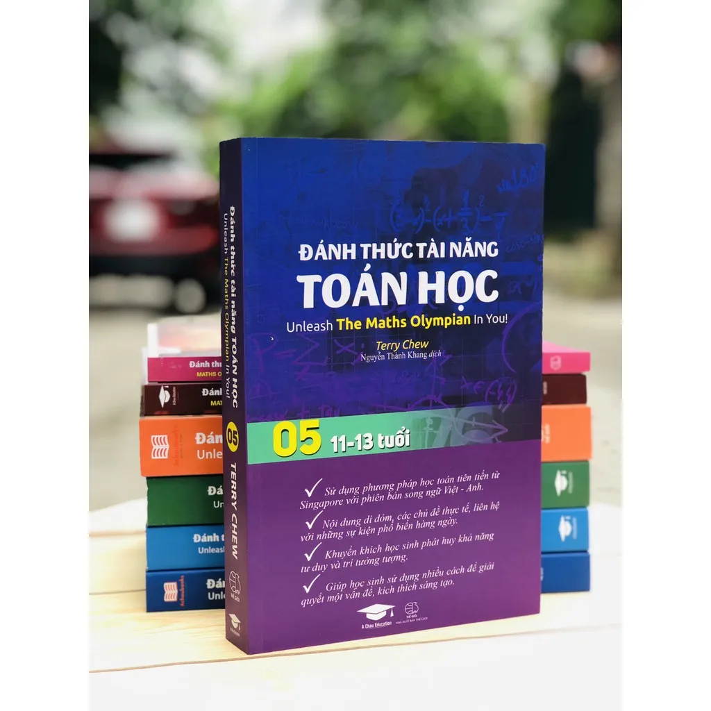 Ảnh Sách đánh thức tài năng toán học 5 sách toán lớp 5 lớp 6 bìa mềm 2 cuốn - Á Châu Books 2