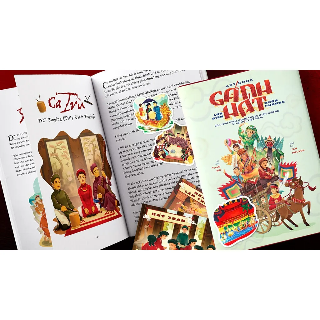 Ảnh Sách Artbook Gánh Hát Lưu Diễn Muôn Phương 1