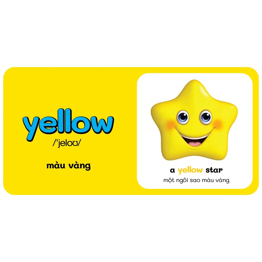 Ảnh Sách - Baby'S First Picture Dictionary - Từ Điển Bằng Hình - Màu sắc - Colours (các trang đều là Bìa Cứng chống nước) 2
