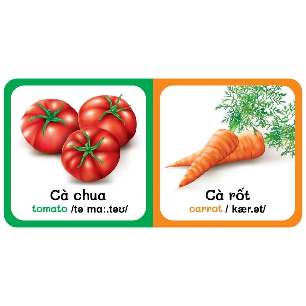 Ảnh Sách - Baby'S First Picture Dictionary - Từ Điển Bằng Hình Đầu Tiên Của Bé - Rau Củ - Vegetable (Bìa Cứng) 2