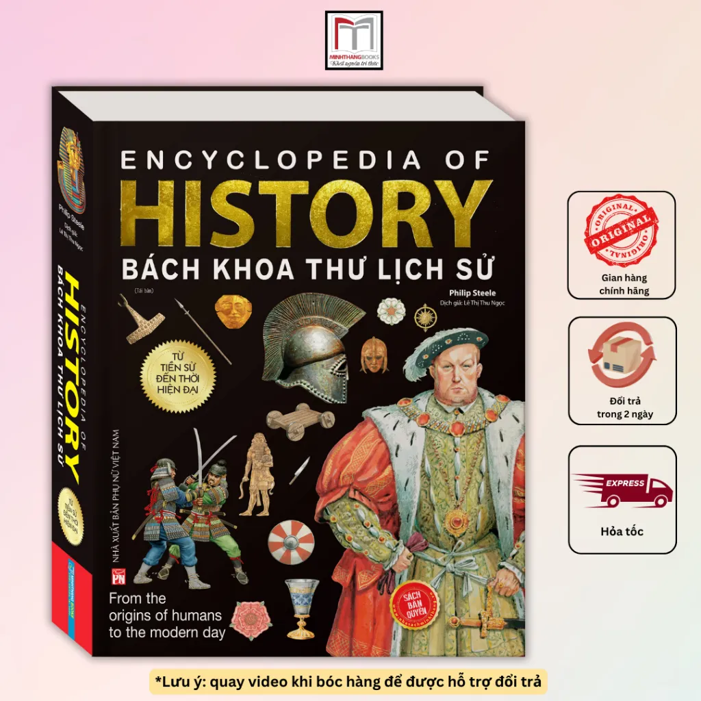 Ảnh Sách - Bách khoa thư lịch sử - Từ tiền sử đến thời đại (bìa cứng) 1