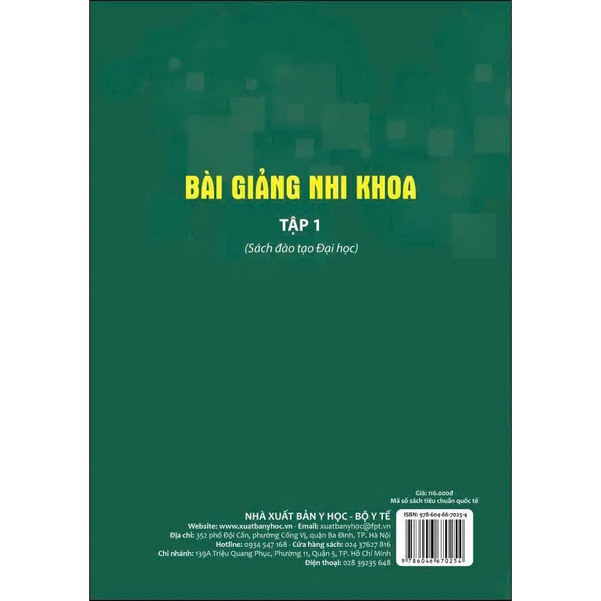 Ảnh Sách - Bải giảng nhi khoa 2025 (Tập 1 + Tập 2) 1