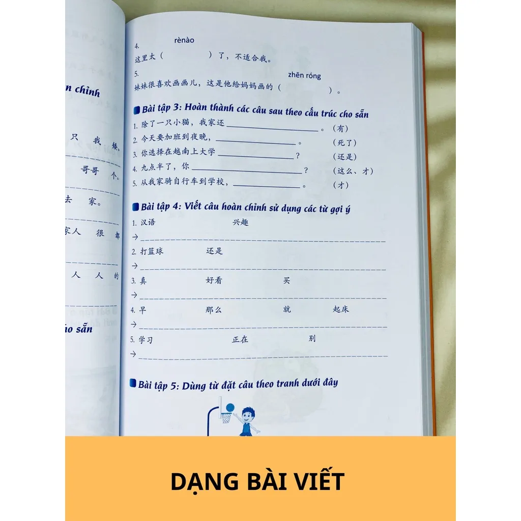 Ảnh Sách bài tập luyện nghe nói đọc viết (HSK1-2-3) 4