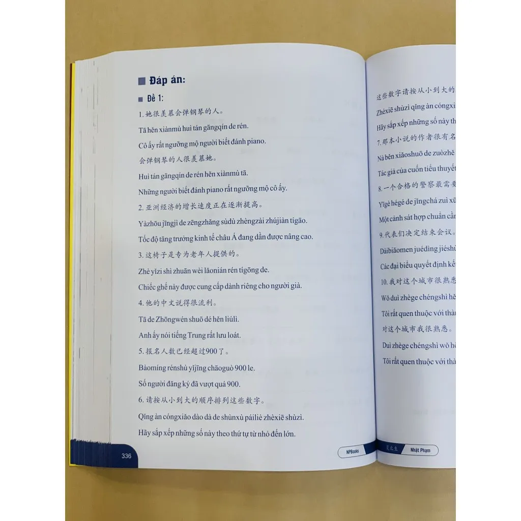Ảnh Sách - Bài tập ngữ pháp HSK cấu trúc giao tiếp & luyện viết HSK4-5 + Phân tích đáp án các bài luyện dịch Tiếng Trung 3