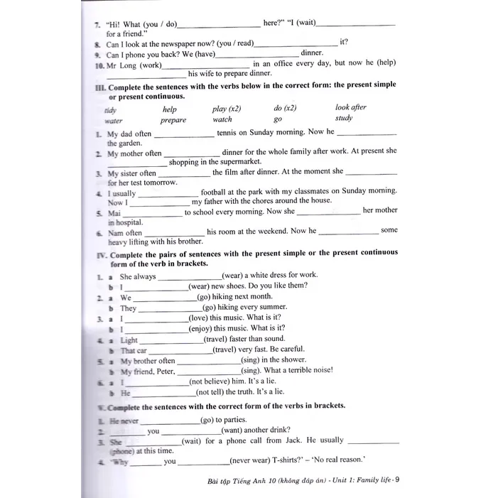 Ảnh Sách - Bài tập tiếng anh 10 - Global Success - Kết nối tri thức - Tặng kèm đáp án qua file. 3