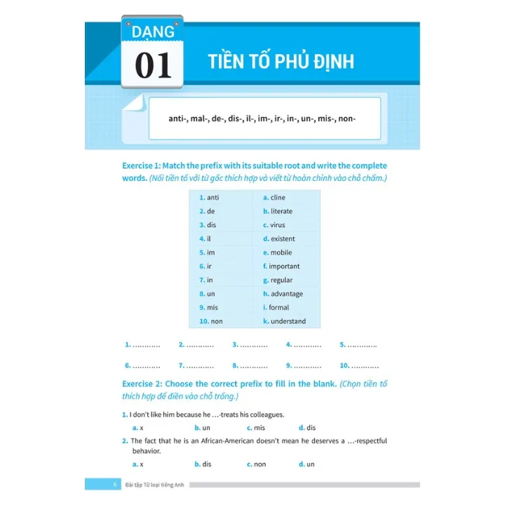 Ảnh Sách - Bài Tập Từ Loại Tiếng Anh Ôn Thi Vào 10 Và 10 Chuyên MEGATHCS9397 3