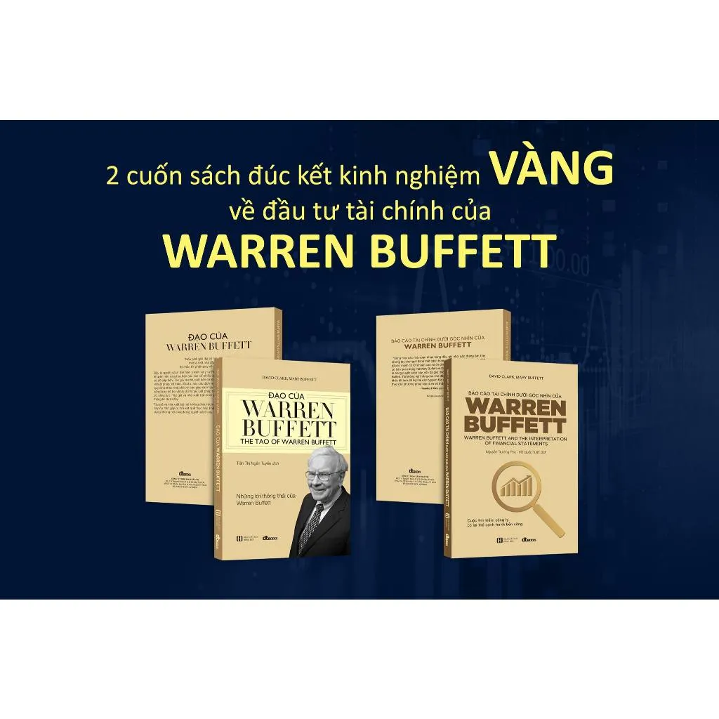Ảnh Sách - Báo cáo tài chính dưới góc nhìn của Warren Buffett & Đạo của Warren Buffett (combo) 2