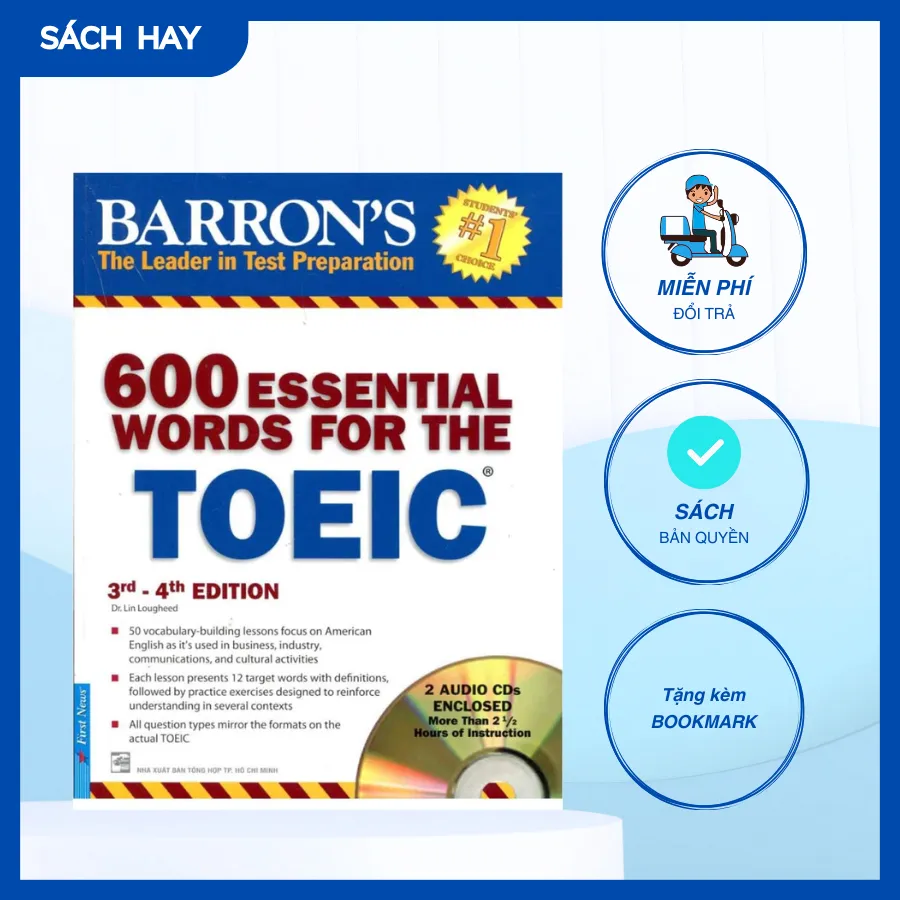 Ảnh Sách - Barron's Essential Words For The TOEIC (6th Edition) - Trí Việt 1