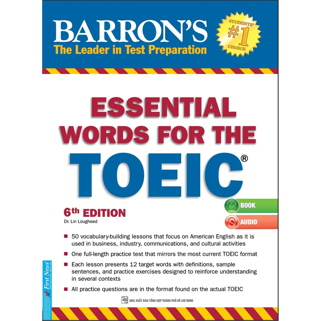 Ảnh Sách - Barron's Essential Words For The TOEIC (6th Edition) - First News 1