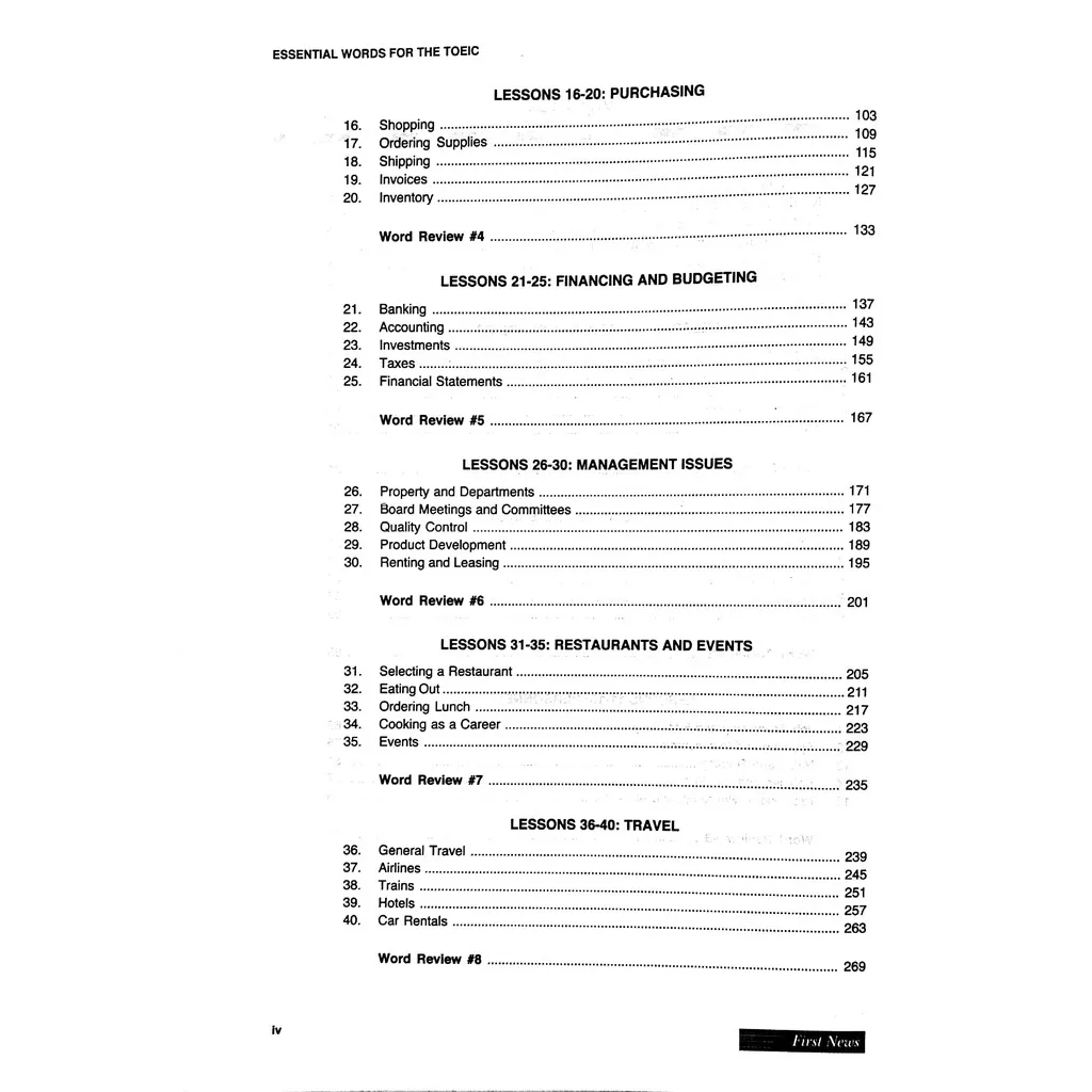 Ảnh Sách - Barron's Essential Words For The TOEIC (6th Edition) - First News 3