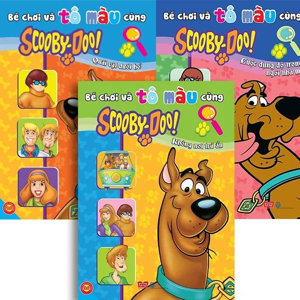 Ảnh Sách - Bé chơi và tô màu cùng Scooby-Doo 1