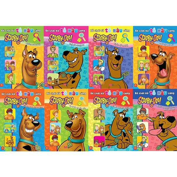 Ảnh Sách - Bé chơi và tô màu cùng Scooby-Doo 2