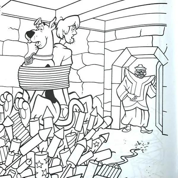 Ảnh Sách - Bé chơi và tô màu cùng Scooby-Doo 3
