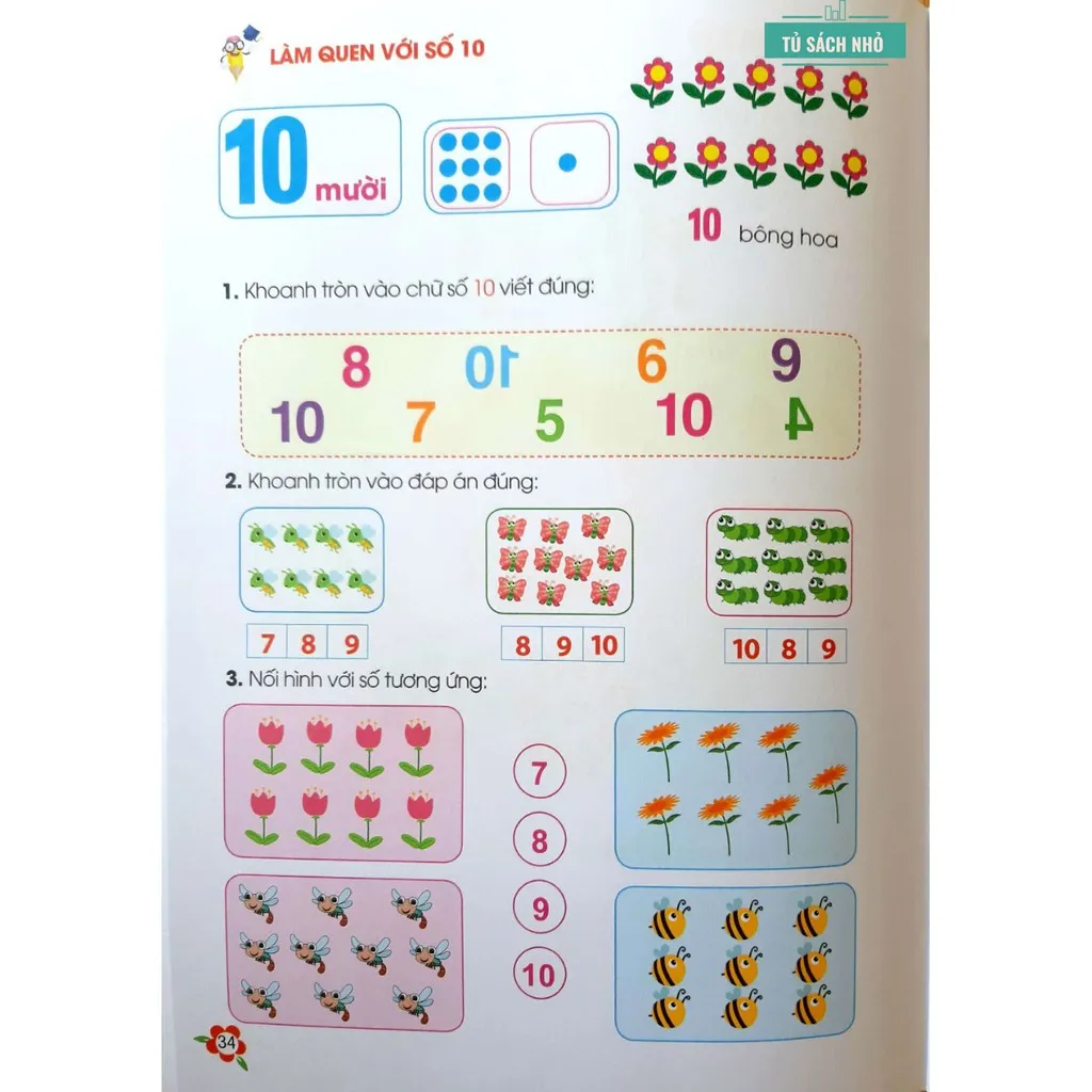 Ảnh Sách - Bé Học Toán (Hành trang cho bé tự tin vào lớp 1) 1