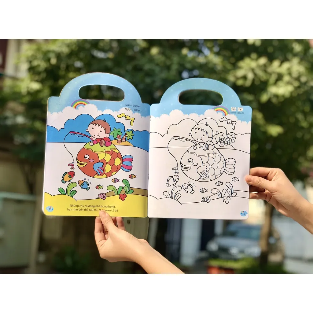Ảnh SÁCH - Bé tập tô màu - Từ cơ bản đến nâng cao ( nhiều chủ đề ) 2