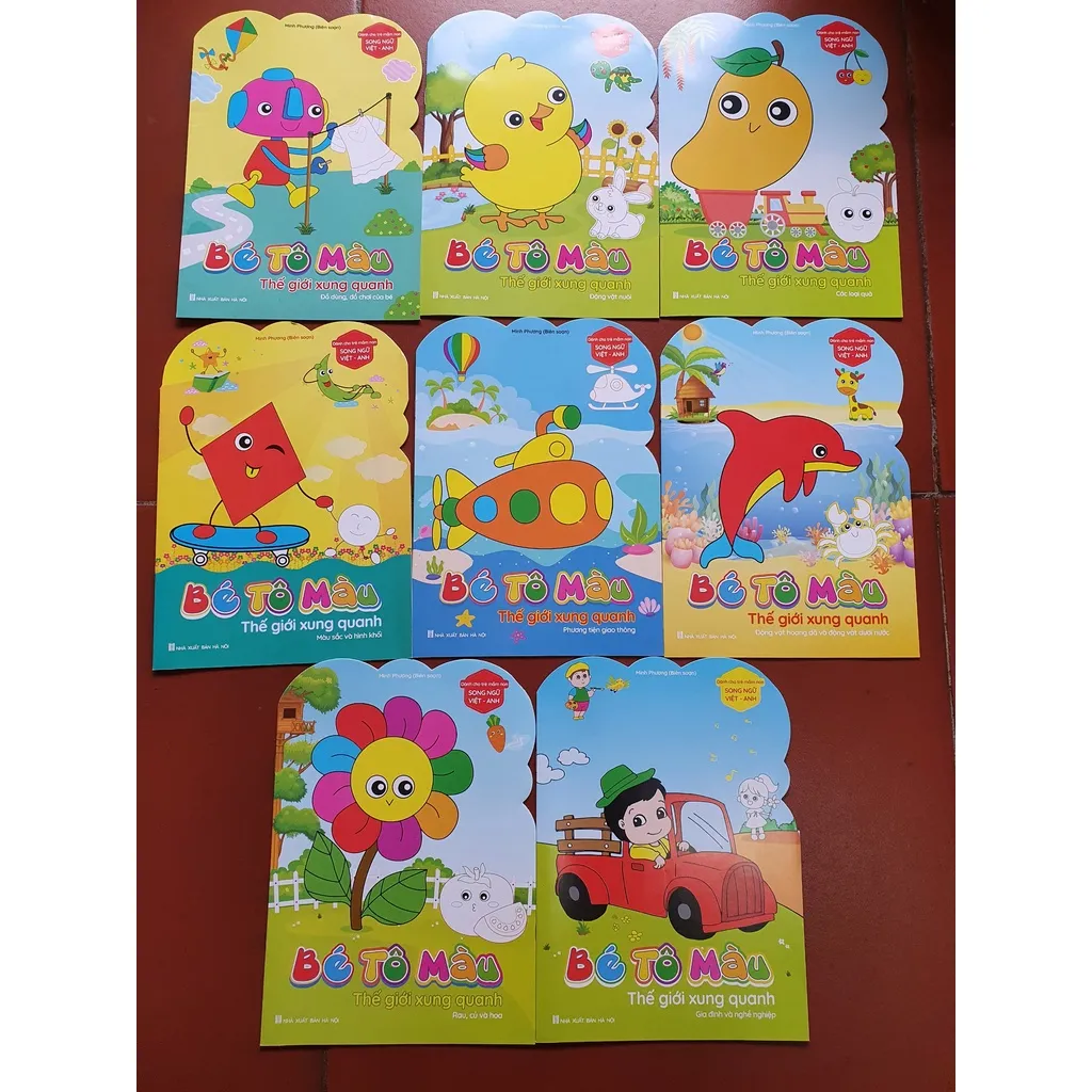 Ảnh Sách - Bé Tô Màu Nhà Trẻ ( 8 Cuốn) 1