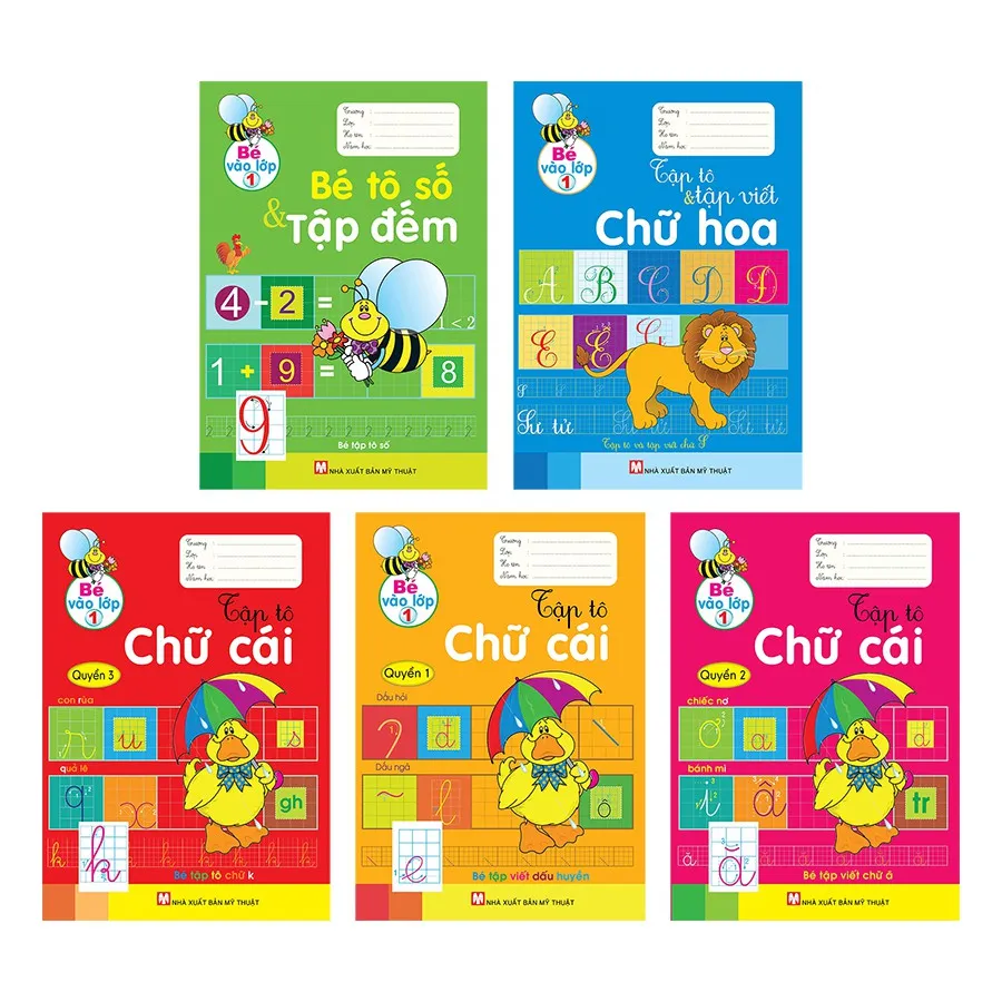 Ảnh Sách Bé Vào Lớp 1 Tập Tô Và Tập Viết Chữ Hoa 1