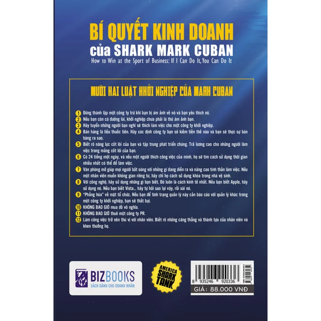 Ảnh Sách - Bí quyết kinh doanh của Shark Mark Cuban Mcbooks 2