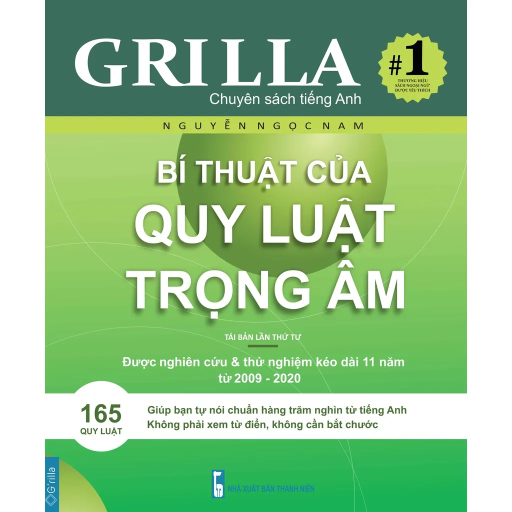 Ảnh Sách - Bí thuật của quy luật trọng âm - Dành cho người lớn kèm App học miễn phí 2