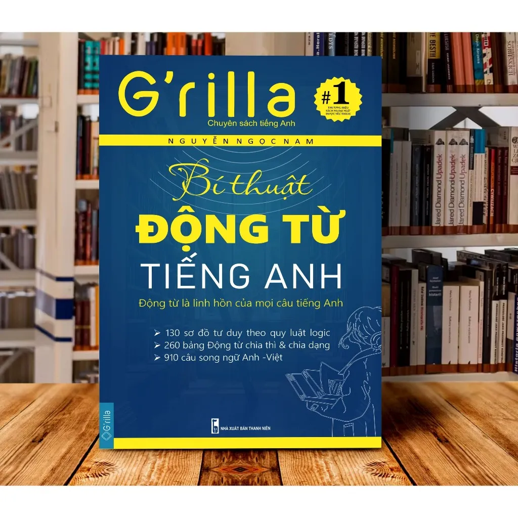 Ảnh Sách - Bí thuật Động từ tiếng Anh GRILLA, kèm App học miễn phí 2