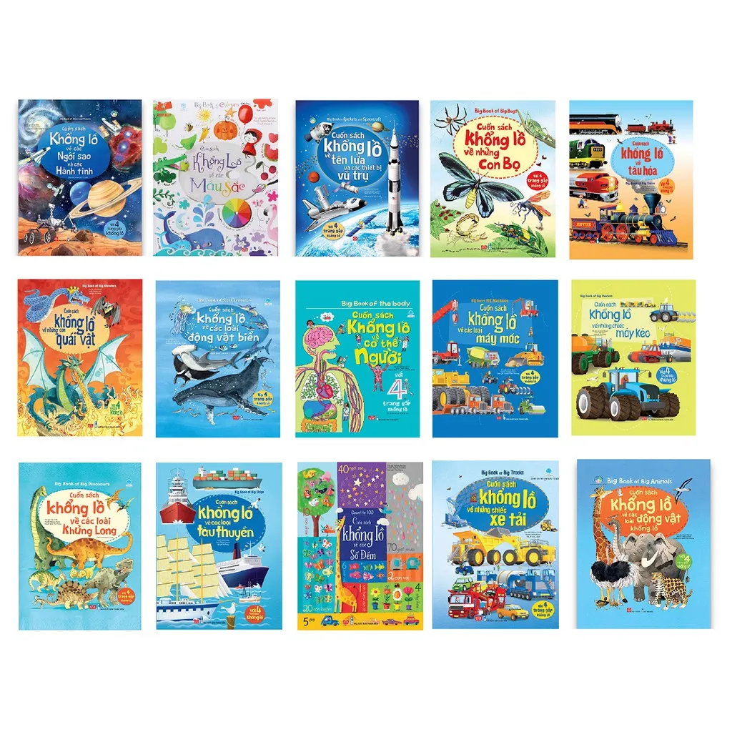Ảnh Sách big book -  Khổng Lồ - bộ 15 cuốn 1
