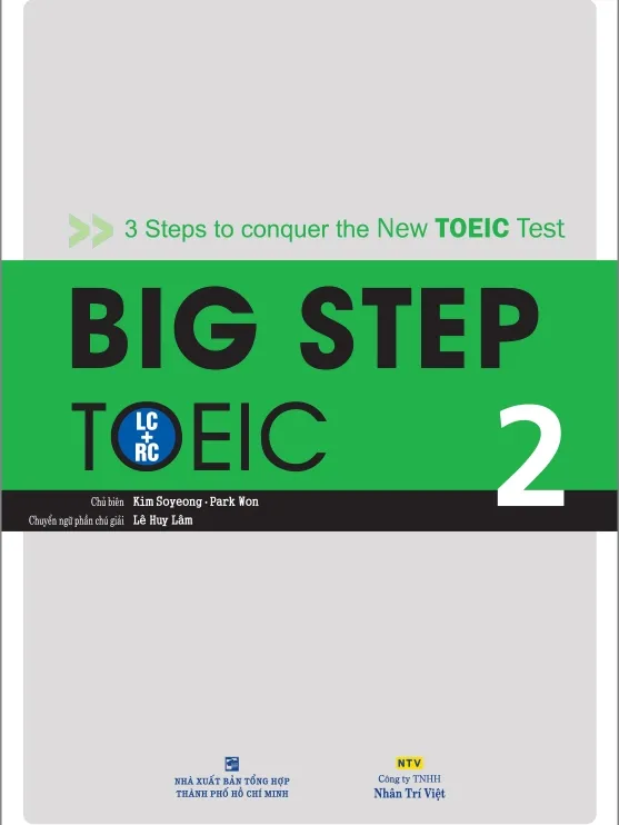 Ảnh Sách - Big Step TOEIC (LC + RC) - Kèm QR Code - NHBOOK 1