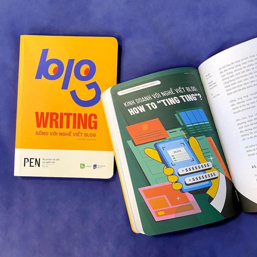 Ảnh Sách - Blog Writing - Sống với nghề viết blog 3