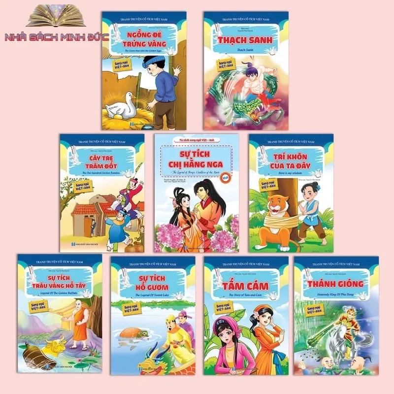 Ảnh Sách - Bộ 20 Cuốn Truyện Cổ Tích - Truyện Kể Mầm Non - Ngụ Ngôn Aesop - Thần Thoại Hy Lạp - Song Ngữ Anh Việt 4