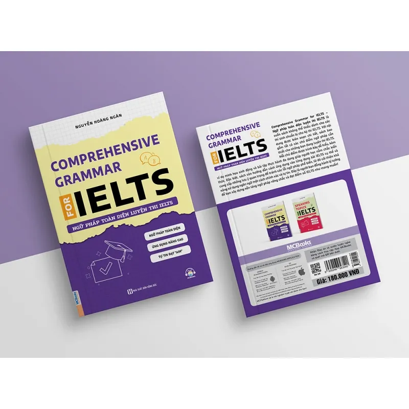 Ảnh Sách - Bộ 3 Cuốn Luyện Thi Ielts Từ Con Số 0, Luyện Ngữ Pháp Toàn Diện, Luyện Nói Theo Chủ Đề (Combo/Lẻ Tùy Chọn) 3