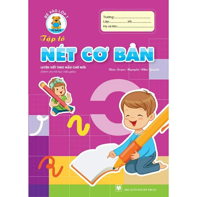 Ảnh Sách - Bộ 9 Cuốn Tập Tô - Tập Viết Chữ - Làm Quen Chữ Cái/Chữ Số (Chuẩn Bị Vào Lớp 1) 2