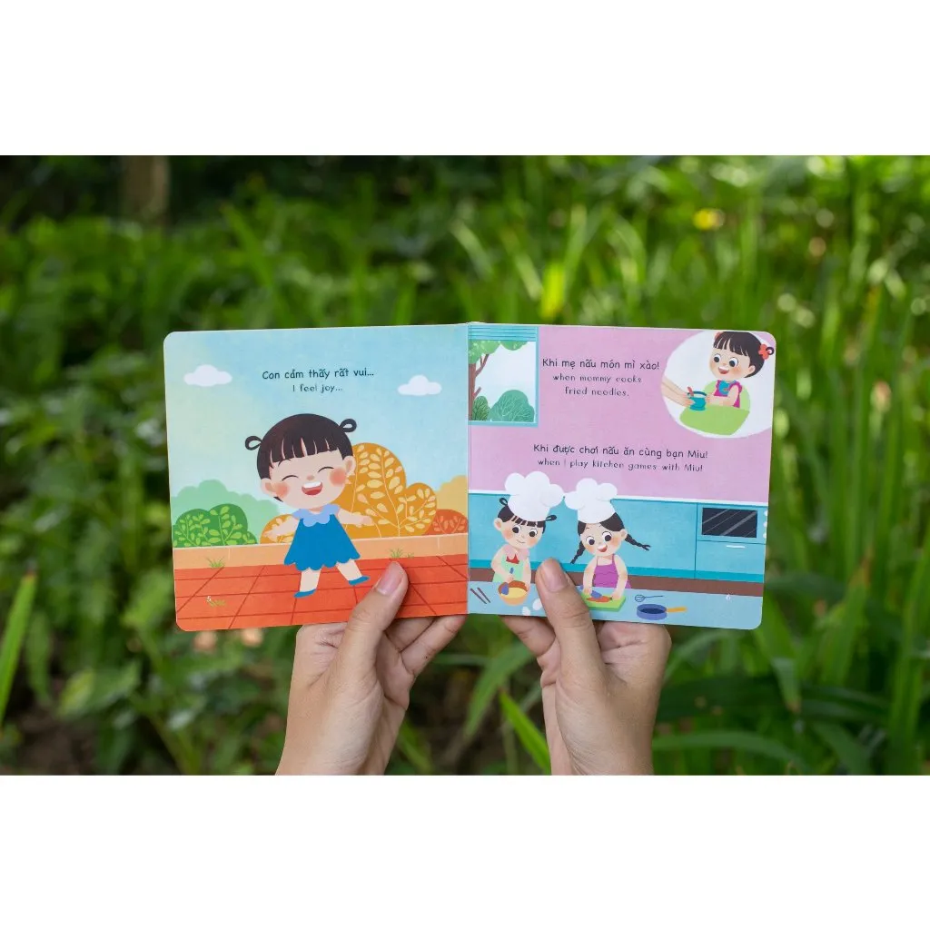 Ảnh Sách - Bộ Bé Học Giao Tiếp 4 cuốn - Bồi cứng & Song ngữ Việt-Anh 1