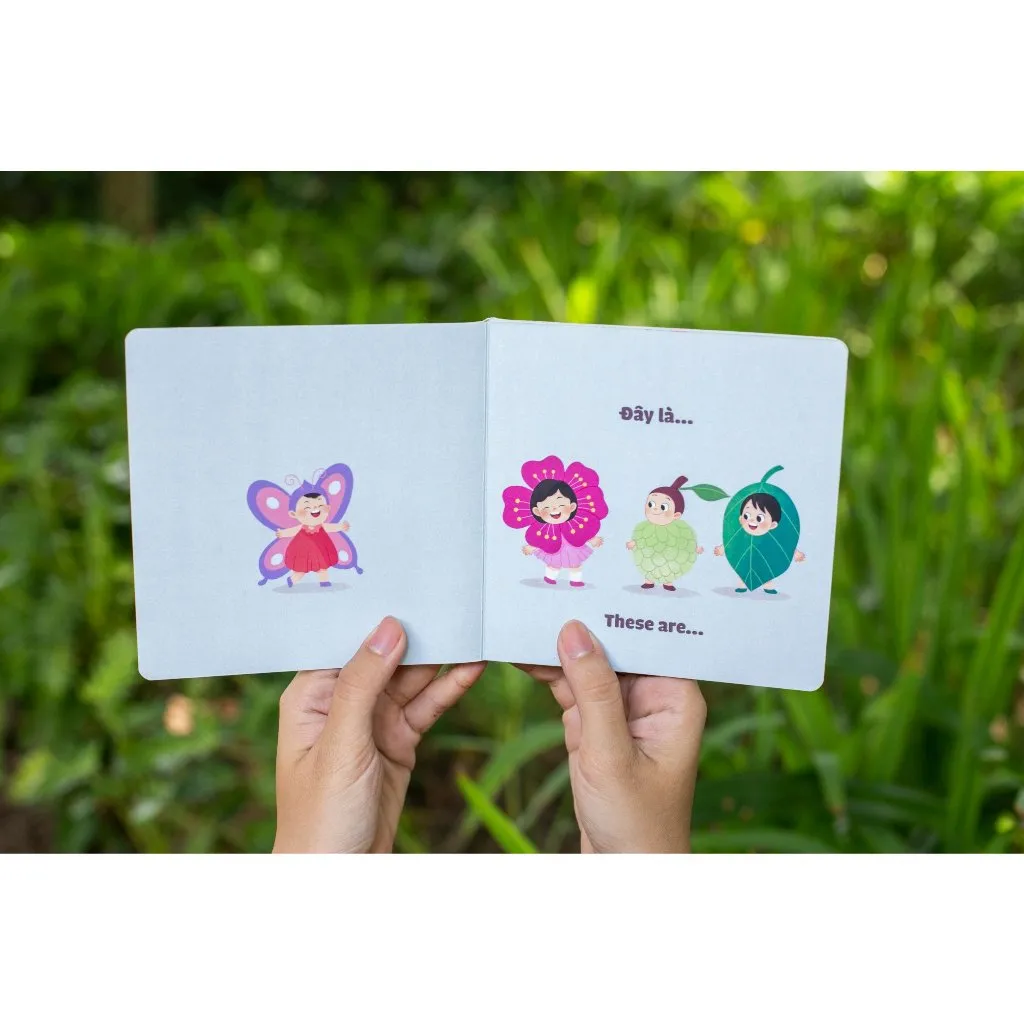 Ảnh Sách - Bộ Bé Học Giao Tiếp 4 cuốn - Bồi cứng & Song ngữ Việt-Anh 3