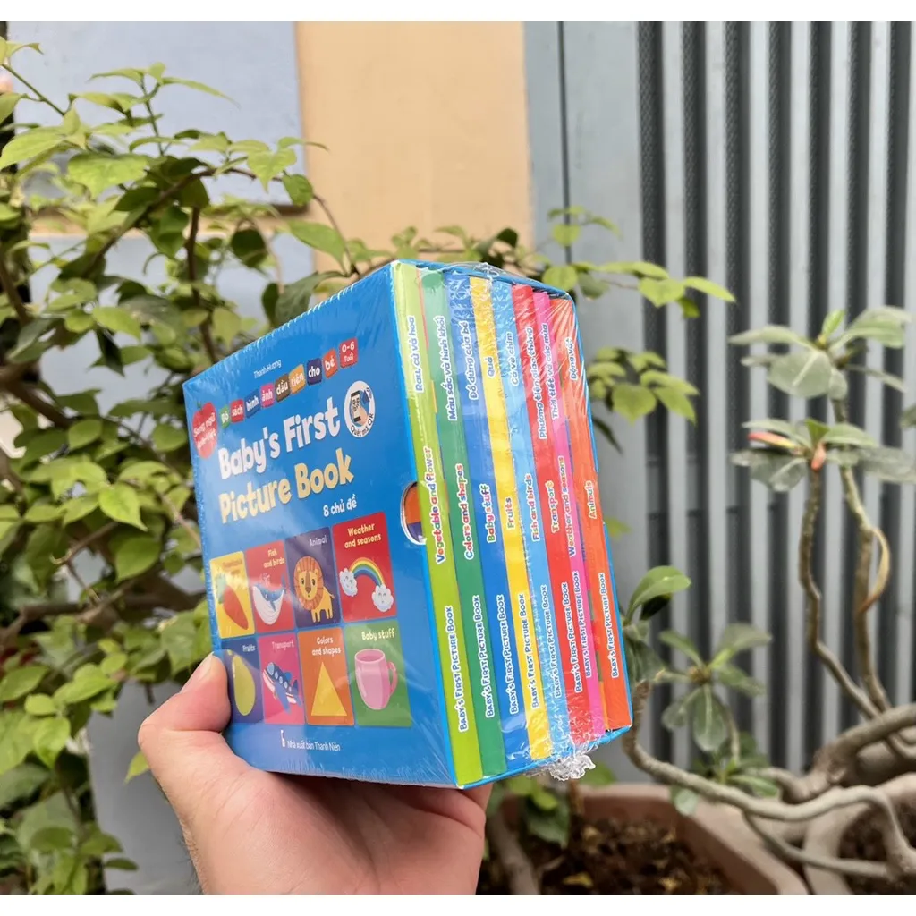 Ảnh Sách - Bộ Bìa Cứng Thư Viện Hình Ảnh Đầu Tiên Cho Bé Về Thế Giới Xung Quanh Baby' First Picture Book (8 Cuốn) 3