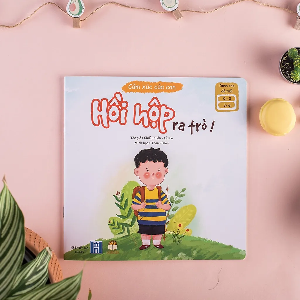 Ảnh Sách - Bộ Cảm Xúc Của Con 2 cuốn thơ, 2 cuốn kể chuyện, giúp bé 0-6 tuổi gọi tên cảm xúc 1