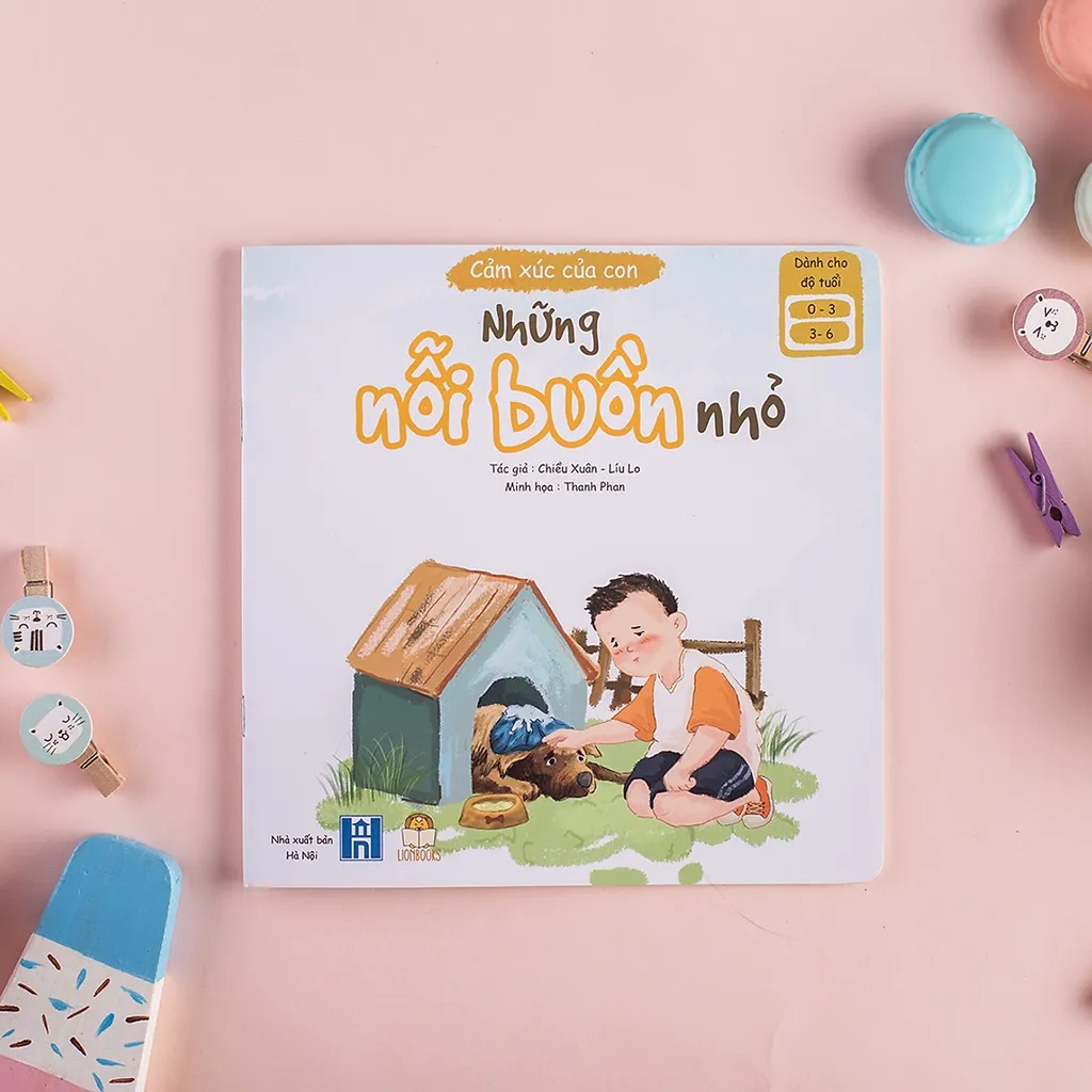 Ảnh Sách - Bộ Cảm Xúc Của Con 2 cuốn thơ, 2 cuốn kể chuyện, giúp bé 0-6 tuổi gọi tên cảm xúc 4
