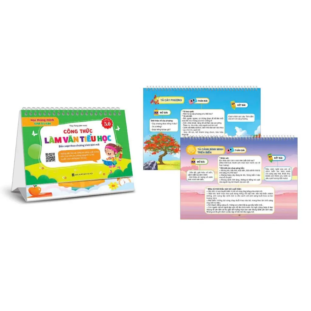 Ảnh Sách - Bộ Lịch Công Thức Làm Văn Tiểu Học Phiên Bản 5.0 2