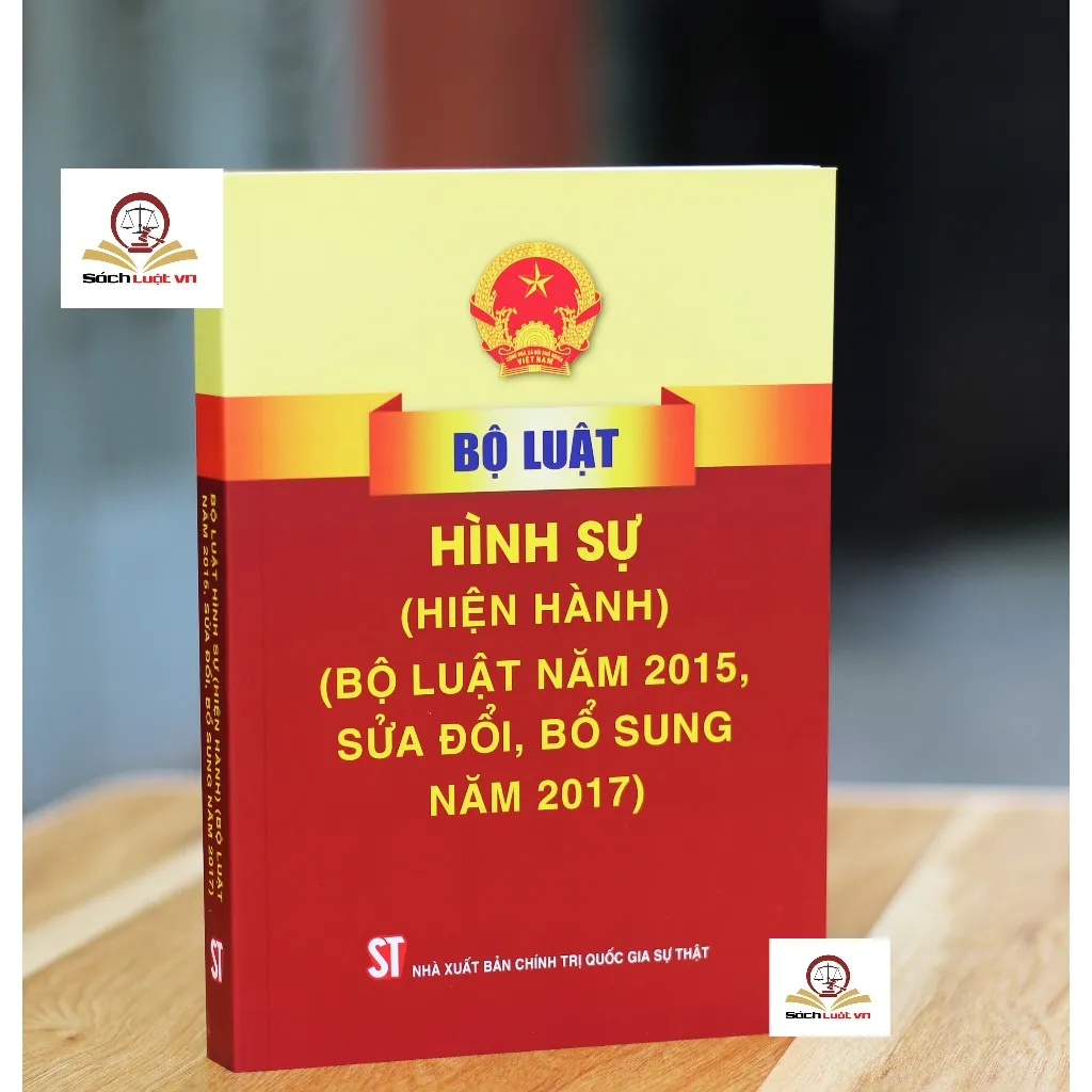 Ảnh Sách - Bộ luật hình sự năm 2015 sửa đổi bổ sung năm 2017 2