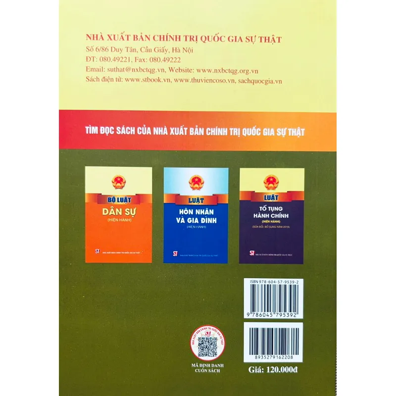 Ảnh Sách Bộ Luật Tố Tụng Dân Sự (Hiện Hành) (Sửa Đổi, Bổ Sung Năm 2019, 2020, 2022, 2023) 1