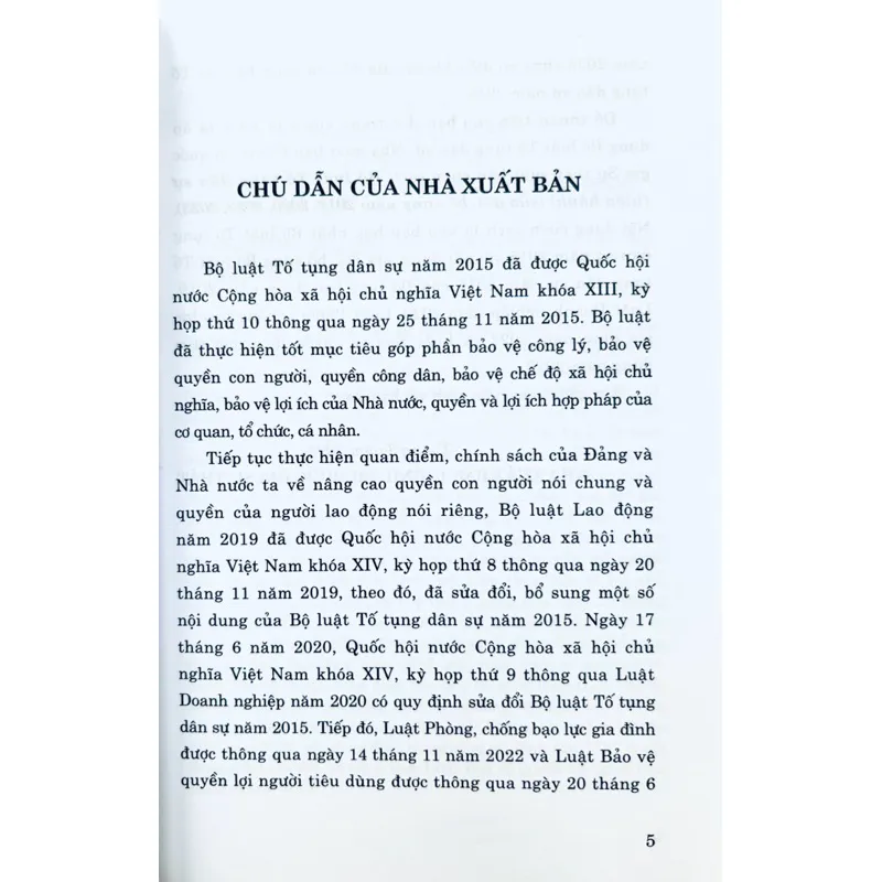 Ảnh Sách Bộ Luật Tố Tụng Dân Sự (Hiện Hành) (Sửa Đổi, Bổ Sung Năm 2019, 2020, 2022, 2023) 2