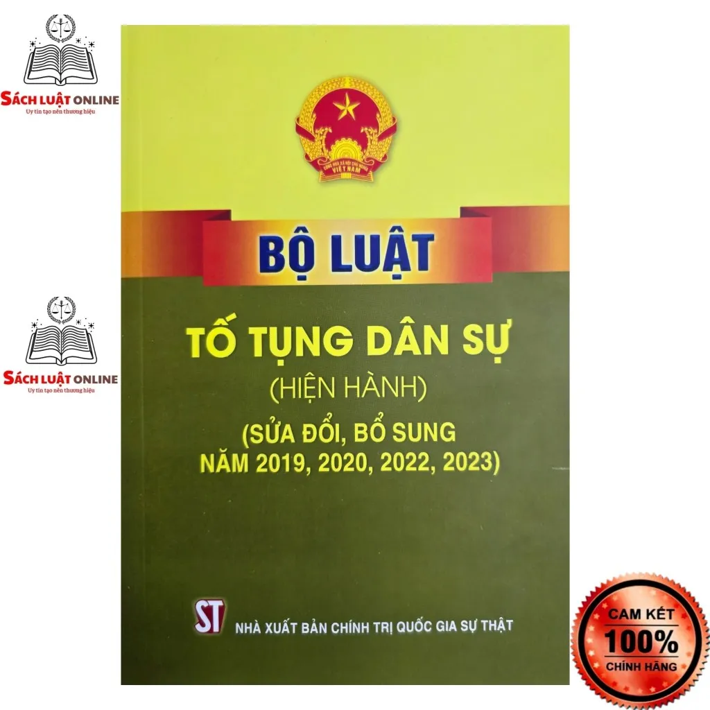 Ảnh Sách - Bộ luật tố tụng dân sự (Hiện hành) (NXB Chính trị quốc gia Sự thật) 1