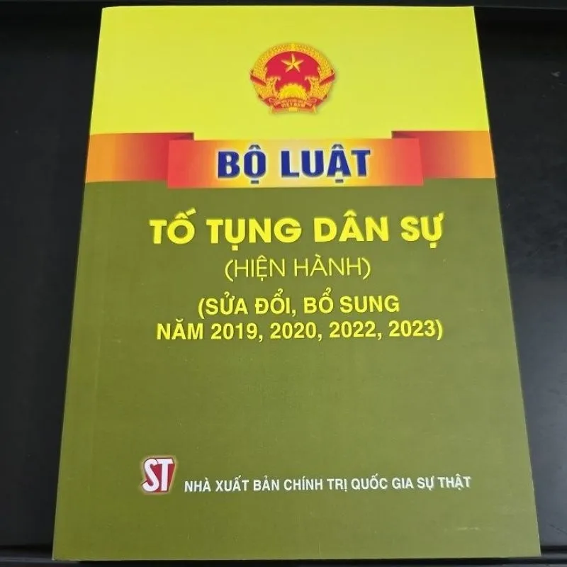 Ảnh Sách - Bộ luật tố tụng dân sự (Hiện hành) (NXB Chính trị quốc gia Sự thật) 2