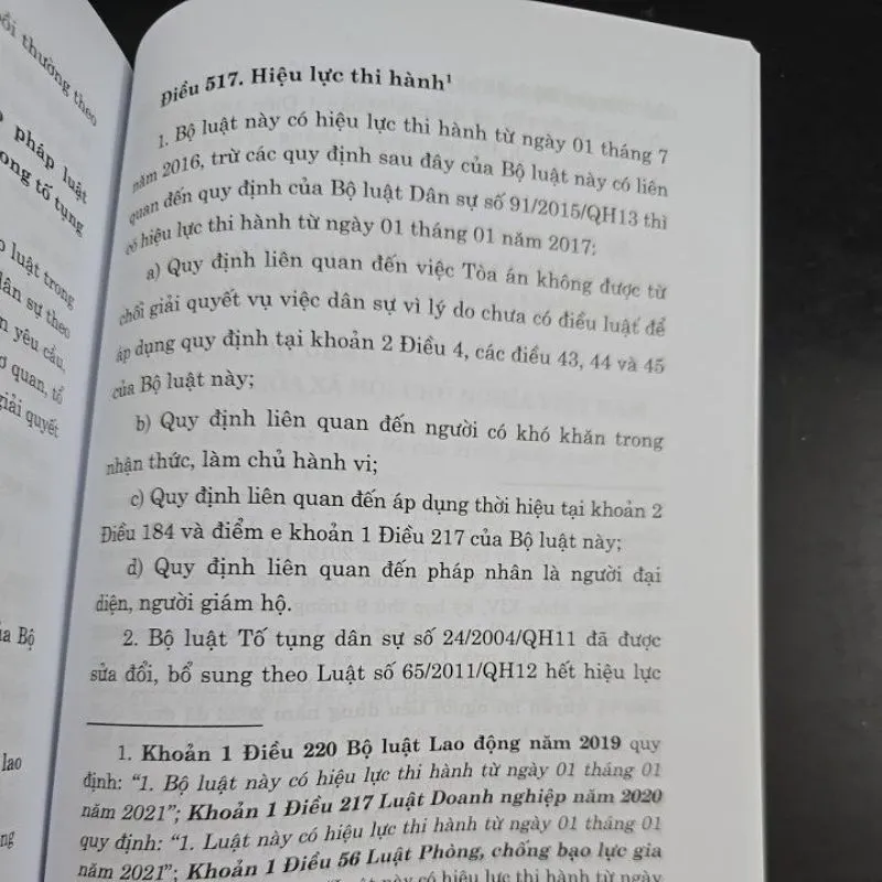 Ảnh Sách - Bộ luật tố tụng dân sự (Hiện hành) (NXB Chính trị quốc gia Sự thật) 4