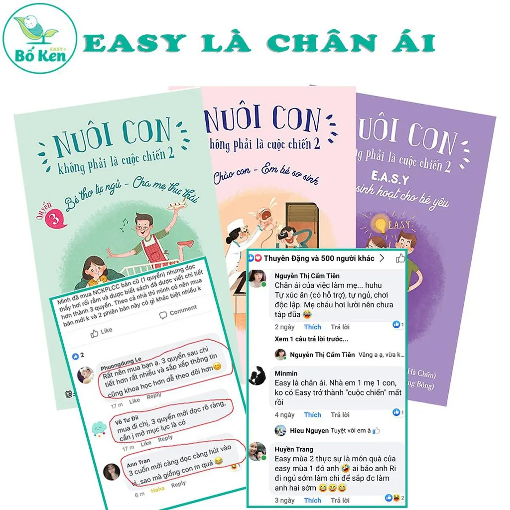 Ảnh Sách - Bộ Nuôi Con Không phải là cuộc chiến 2 [ BẢN MỚI] [Combo 3 cuốn Và Có Bán Lẻ Cuốn] 4