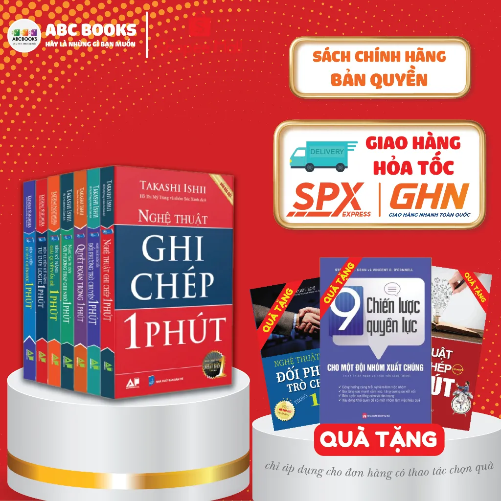 Ảnh Sách - Bộ Sách Rèn Luyện Kỹ Năng 1 Phút - 7 Cuốn (Tư Duy Logic, Tư Duy Chiến Lược, Ghi Chép 1 Phút ) 1