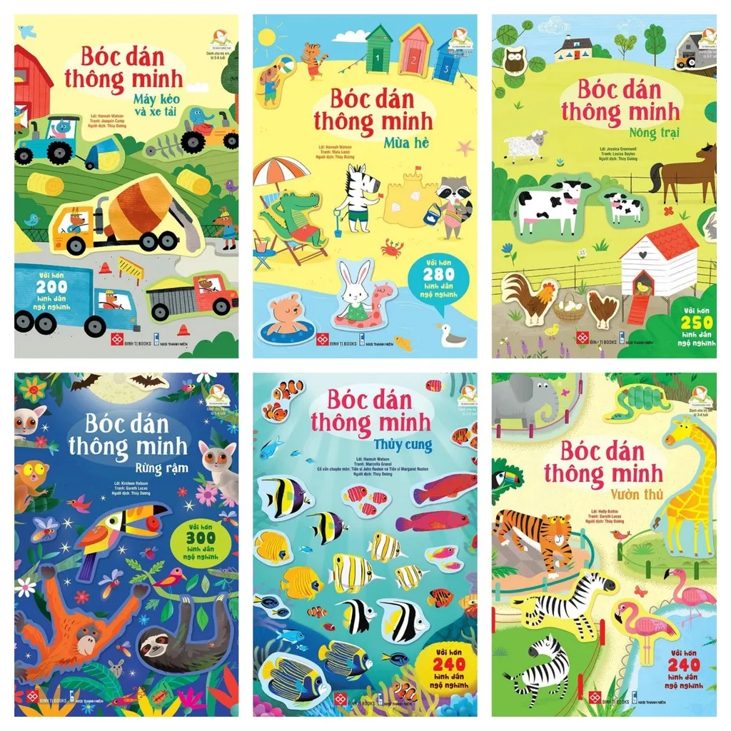 Ảnh Sách - Bóc dán thông minh ( Lẻ 1 quyển tùy chọn ) 1