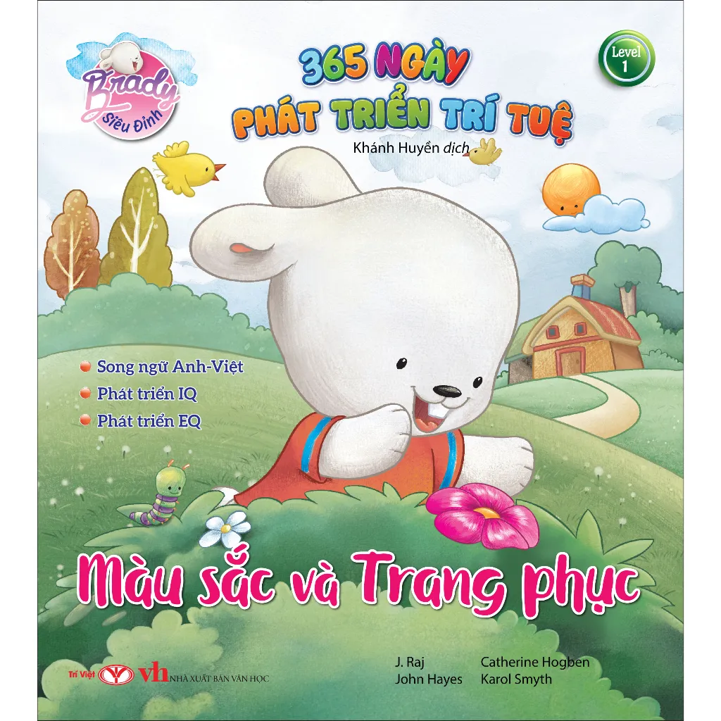 Ảnh Sách - Brady Siêu Đỉnh - 365 Ngày Phát Triển Trí Tuệ - Song Ngữ - Level 1 2